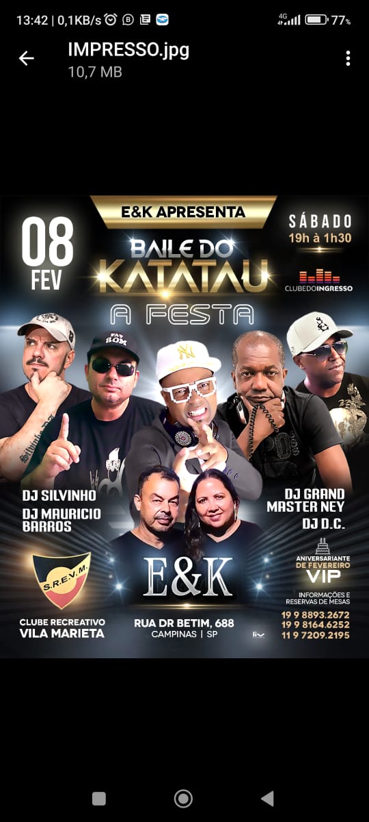 Bile do Katatau - E&K Eventos